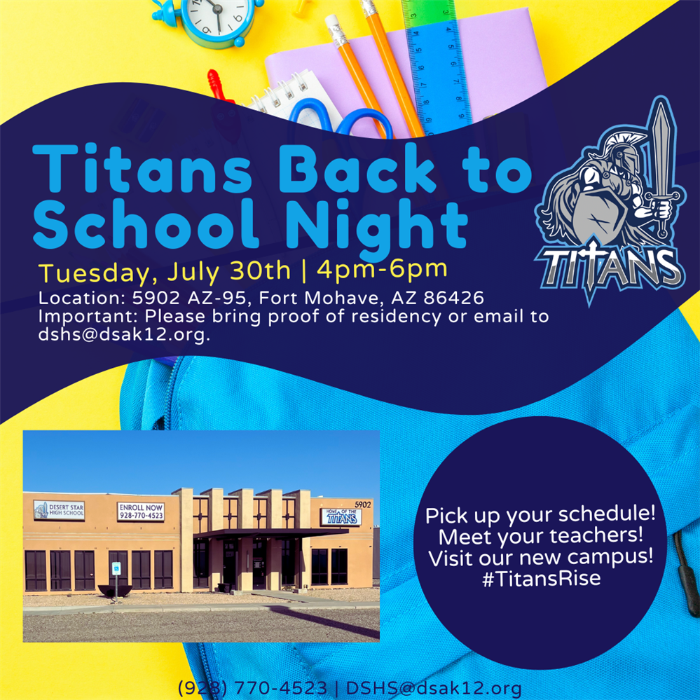 DSHS Back-to-School Info